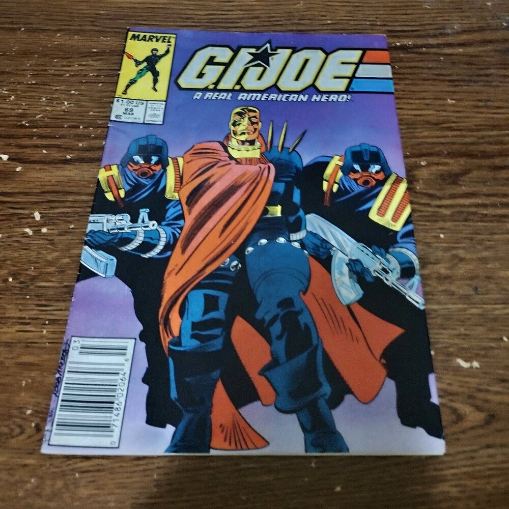 G.I. Joe A Real American Hero #69 (Marvel Comics, 1988) 1st Appear Gold Destro